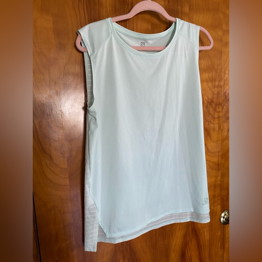 Salomon Mint Green Muscle Tee